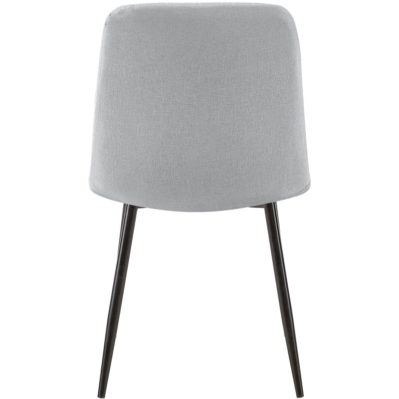 Silla Dijon, tela gris