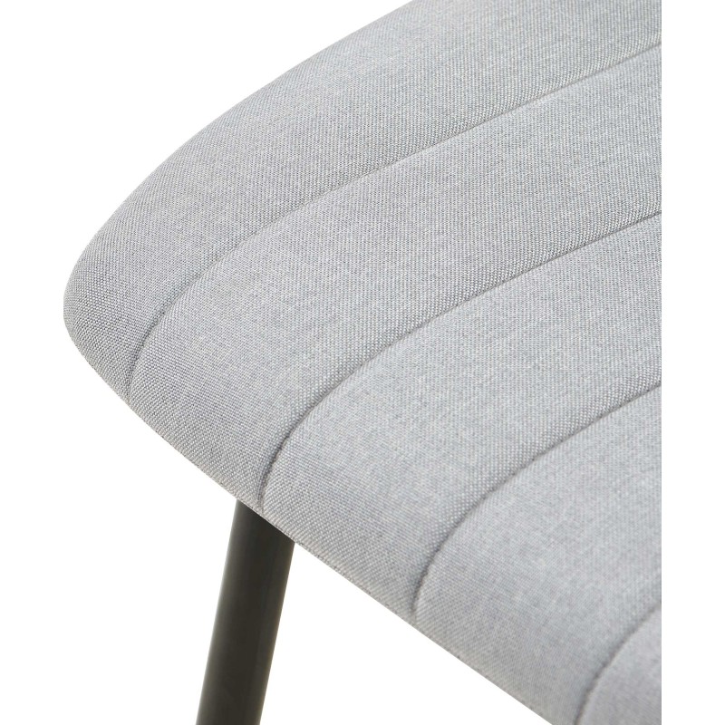 Silla Dijon, tela gris