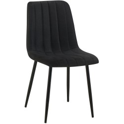 Silla Dijon, tela negra