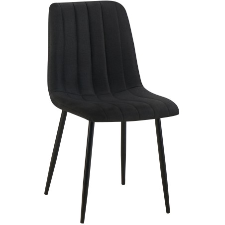 Silla Dijon, tela negra