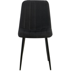 Silla Dijon, tela negra