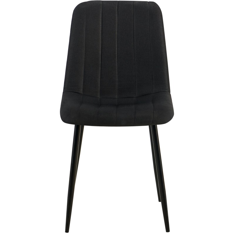 Silla Dijon, tela negra