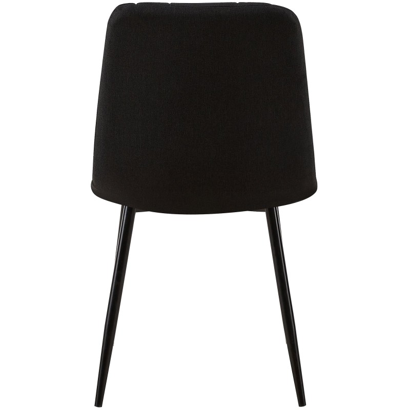 Silla Dijon, tela negra