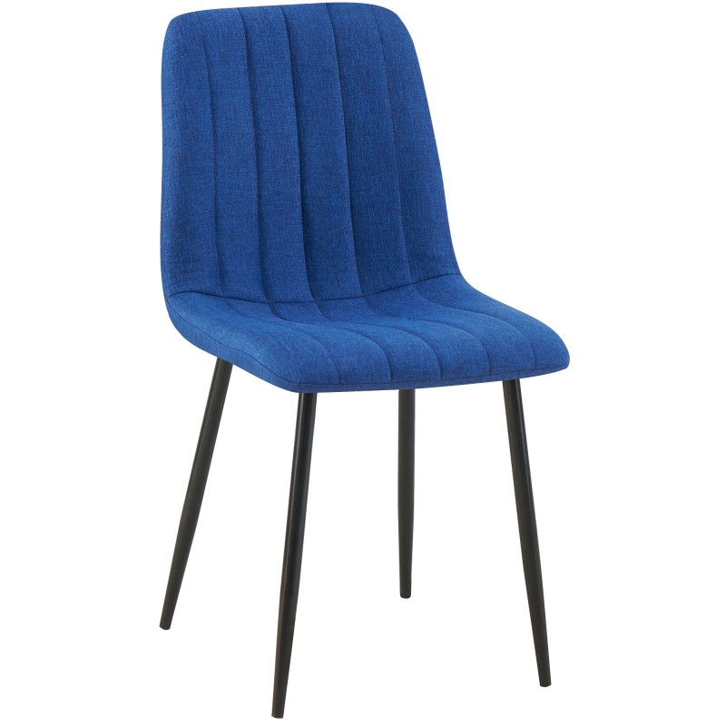 Silla Dijon, tela azul