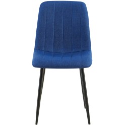 Silla Dijon, tela azul