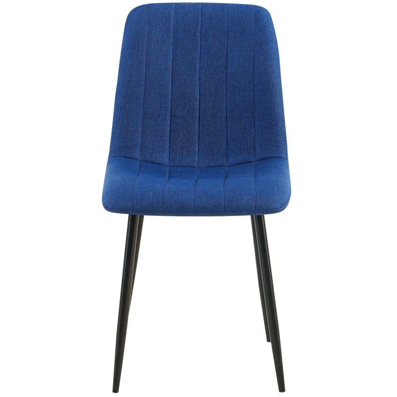 Silla Dijon, tela azul