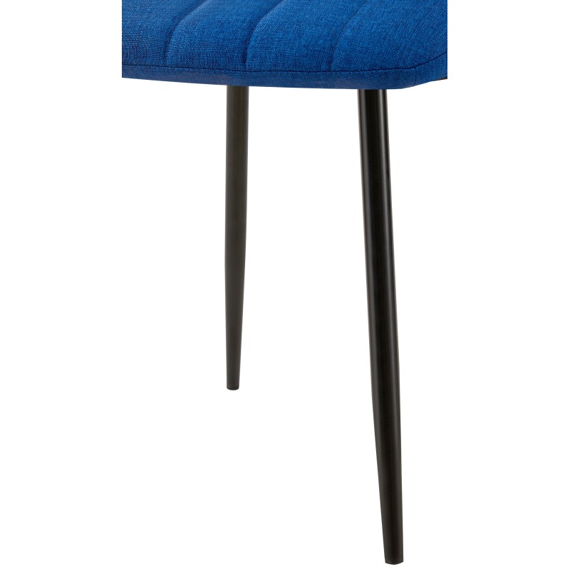 Silla Dijon, tela azul