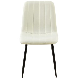 Silla Dijon, tela color crema