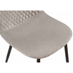 Silla Giverny, tela gris