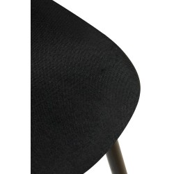 Silla Giverny, tela negra