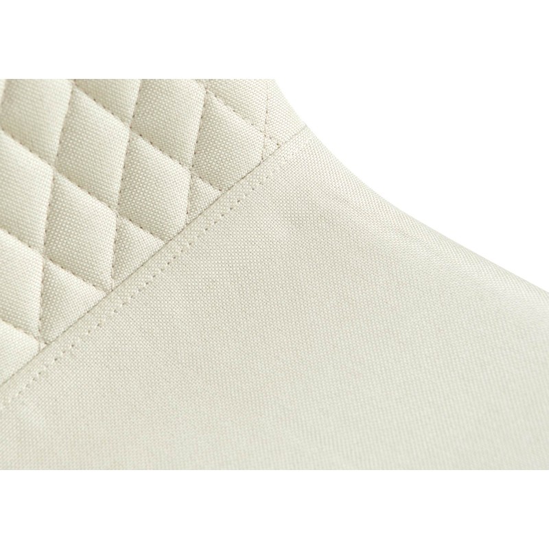 Sillón Giverny, tapizado en tela color crema