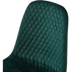 Sillón Giverny, terciopelo, verde