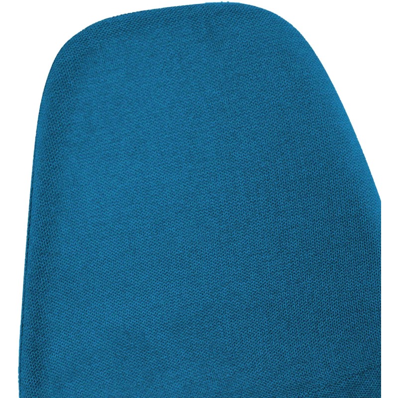 Silla de comedor Napier, tela azul