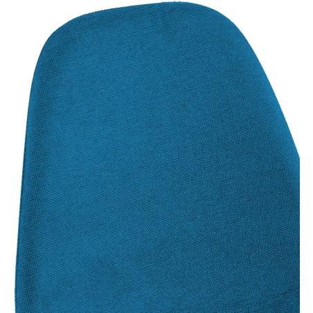 Silla de comedor Napier, tela azul