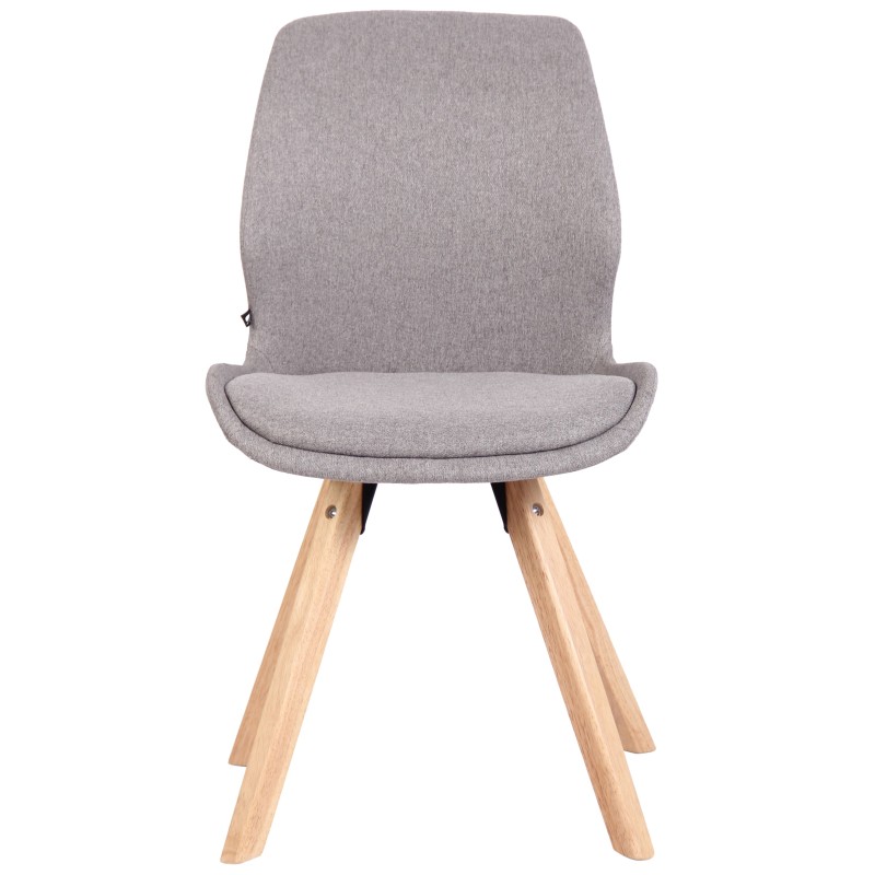 Silla Luna, tela gris