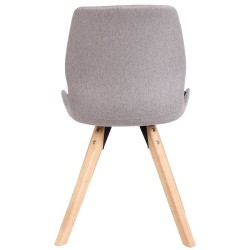 Silla Luna, tela gris