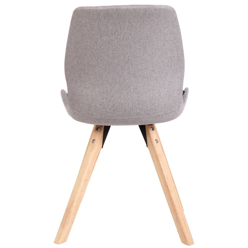 Silla Luna, tela gris