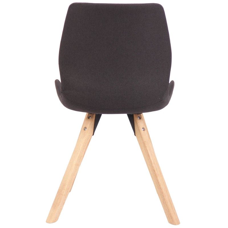 Silla Luna, tela negra