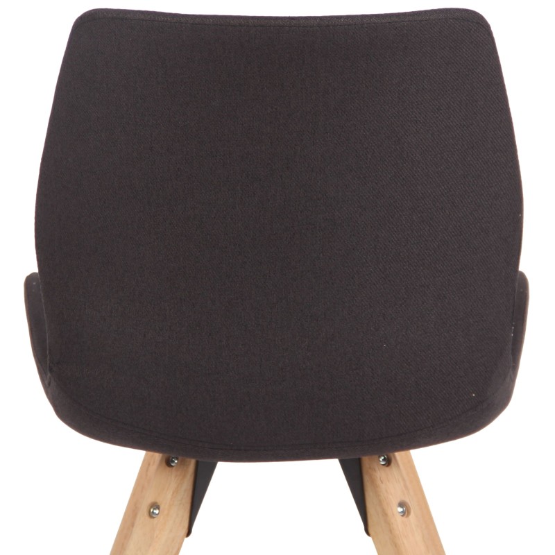 Silla Luna, tela negra