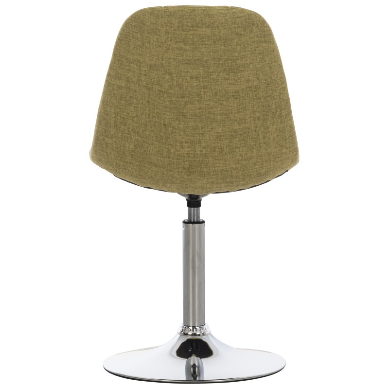 Juego de 2 sillas Emil en tela verde