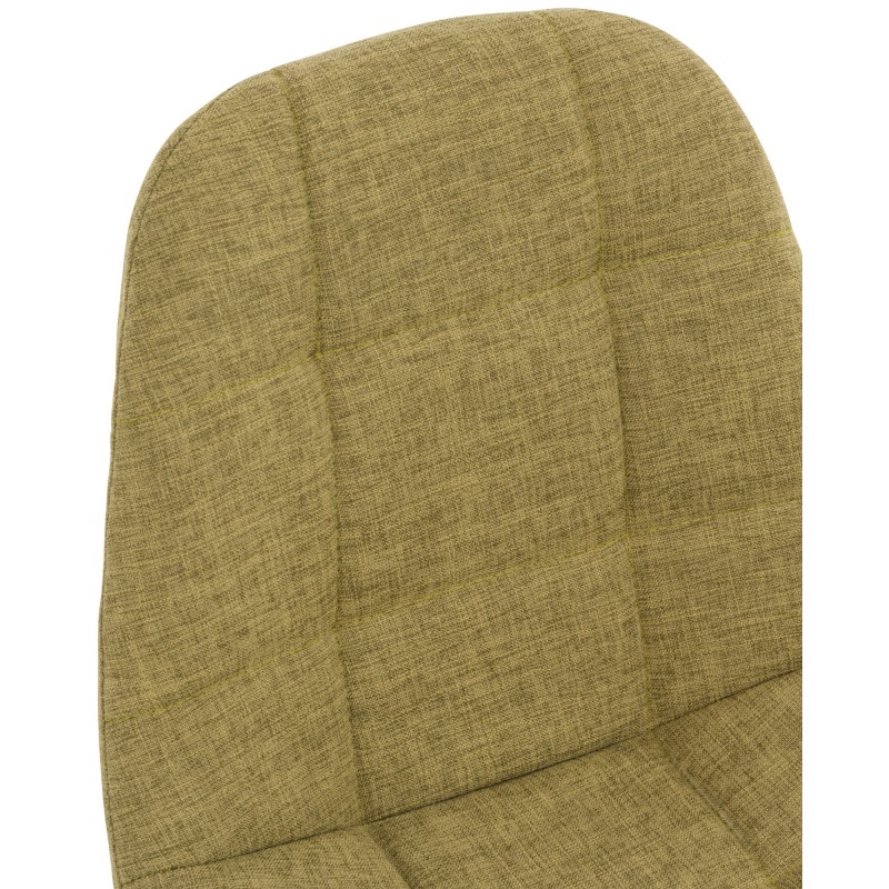 Juego de 2 sillas Emil en tela verde