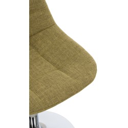 Juego de 2 sillas Emil en tela verde