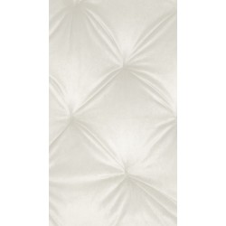 Silla de comedor Stanley, terciopelo, color crema