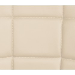 Sillón Tom, piel sintética, color crema