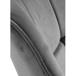 Sillón Westport, terciopelo gris