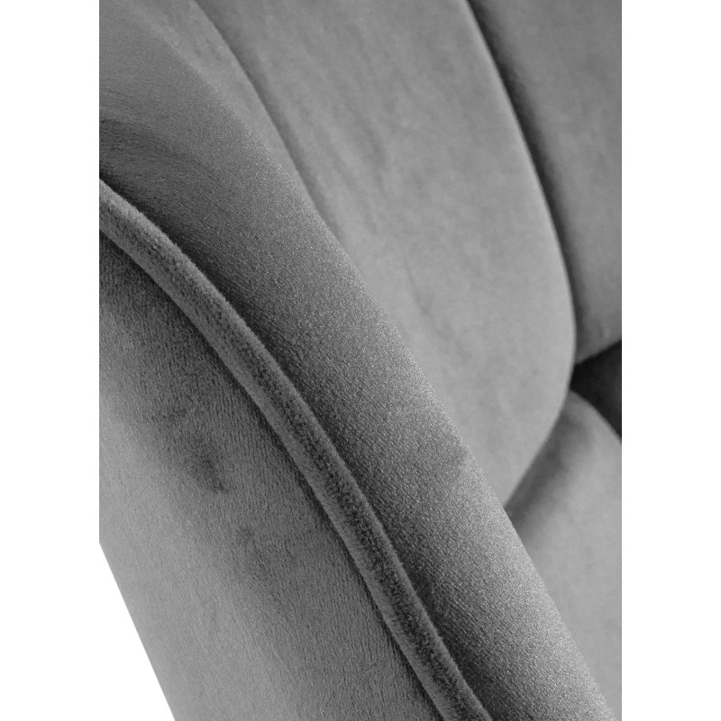 Sillón Westport, terciopelo gris