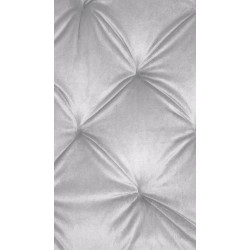 Silla de comedor Stanley, terciopelo gris