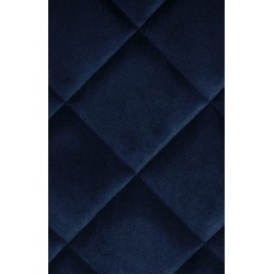 Muelles de silla de terciopelo azul