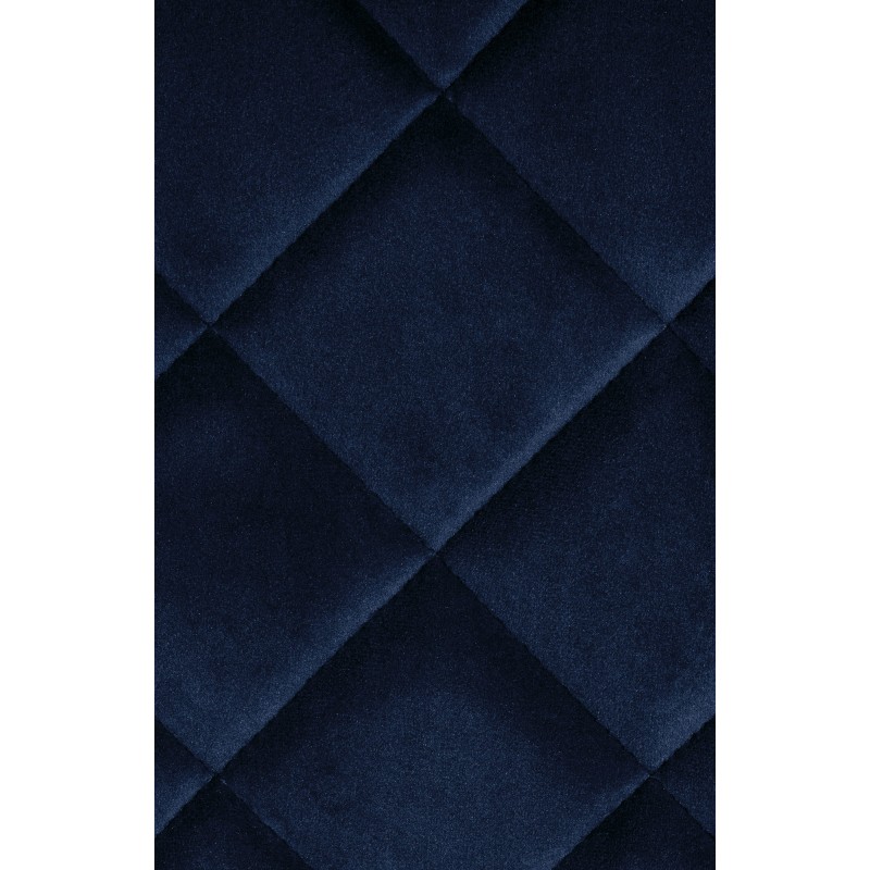 Muelles de silla de terciopelo azul