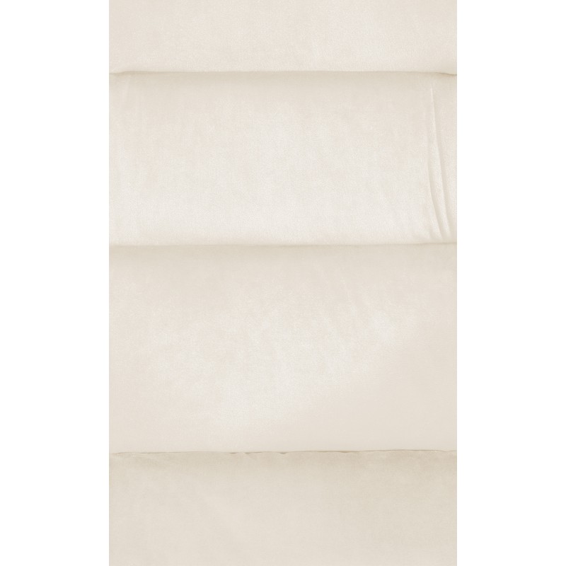 Sillón Russell, terciopelo, crema