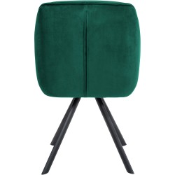 Sillón Russell, terciopelo, verde