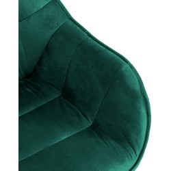 Sillón Russell, terciopelo, verde