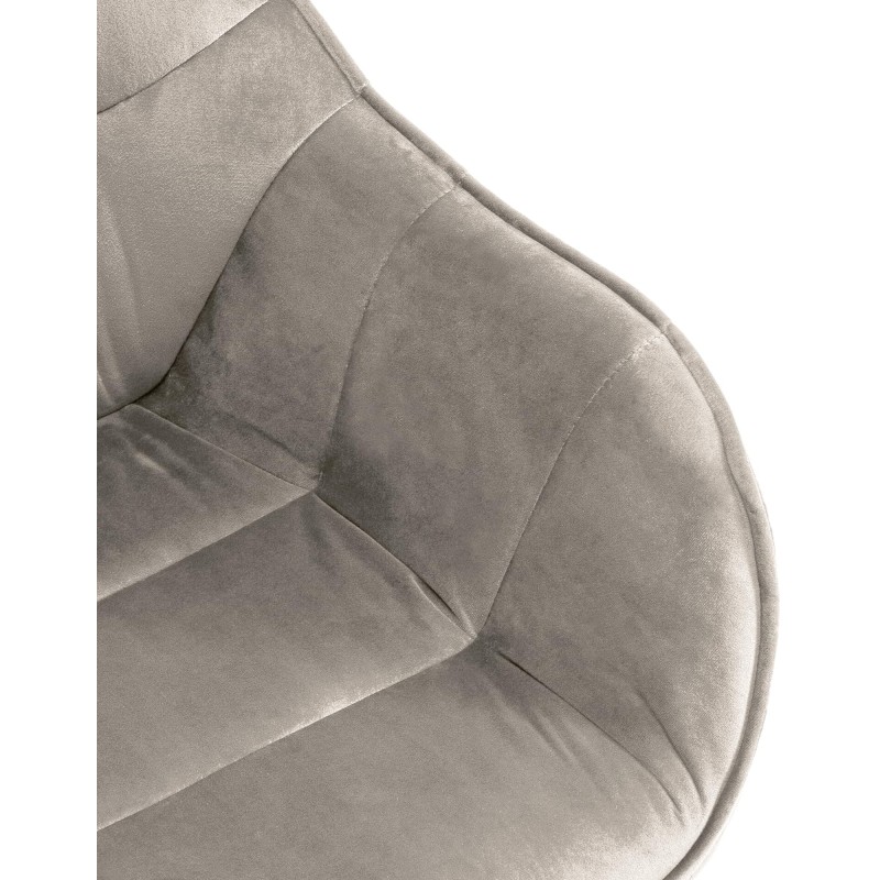 Sillón Russell, terciopelo gris