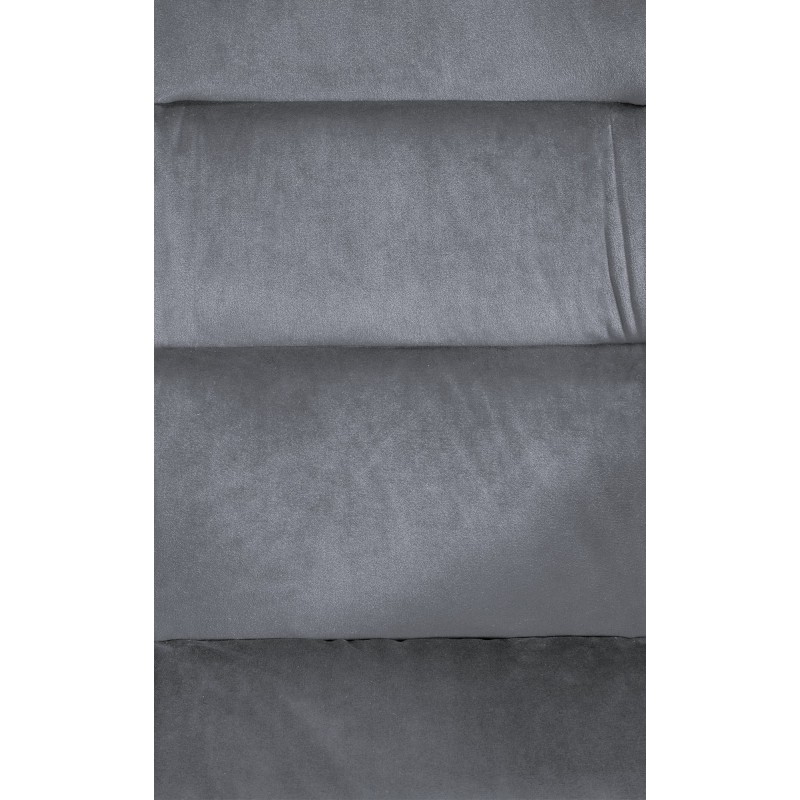 Sillón Russell, terciopelo, gris oscuro