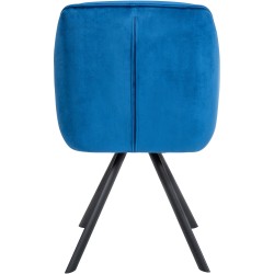Sillón Russell, terciopelo, azul