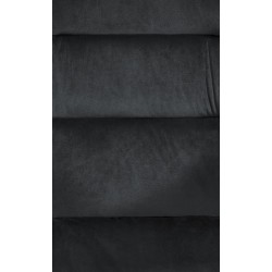 Sillón Russell, terciopelo, negro