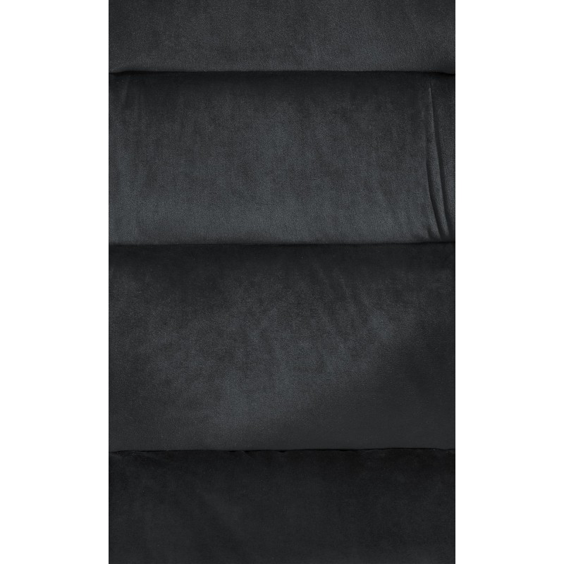 Sillón Russell, terciopelo, negro