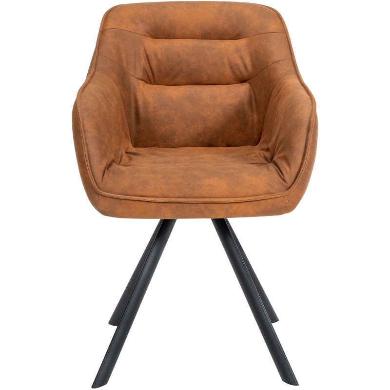 Silla Russell Vintage, marrón claro