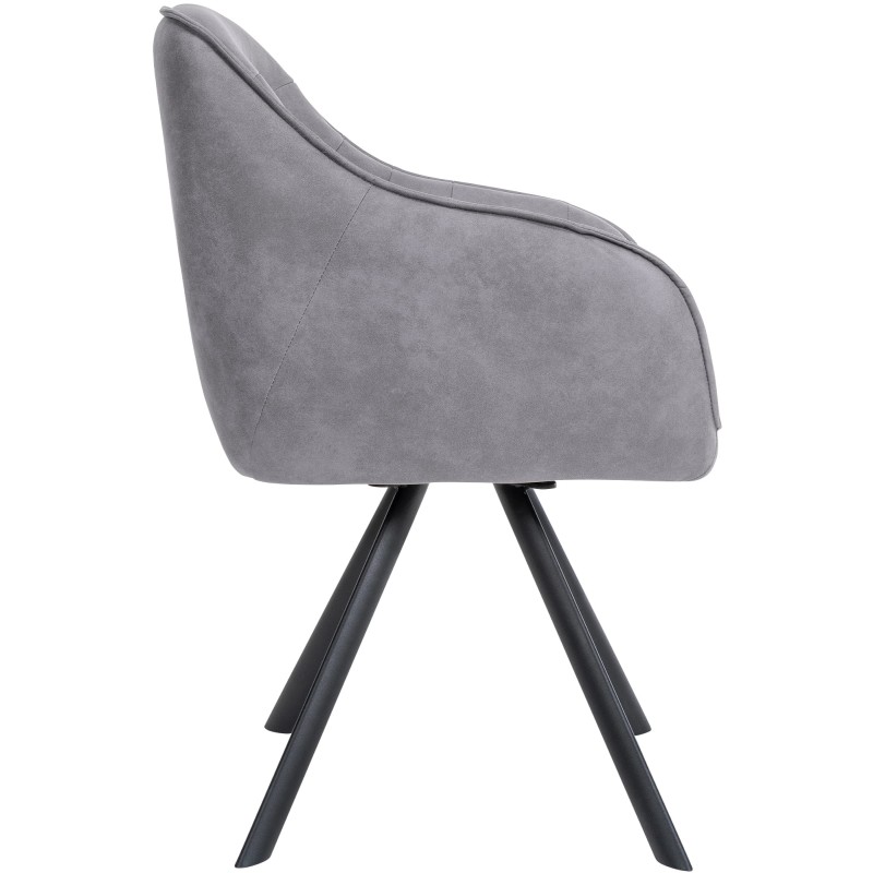 Silla vintage gris Russell