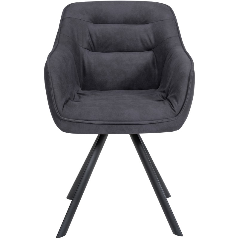 Silla negra vintage Russell