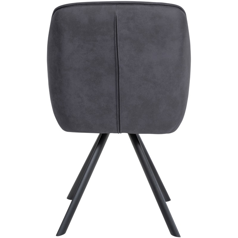 Silla negra vintage Russell