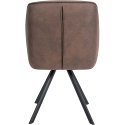 Silla marrón vintage Russell