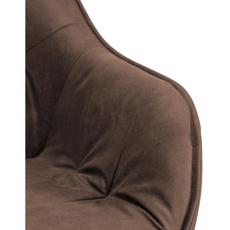 Silla marrón vintage Russell