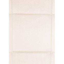 Silla de comedor Vermont, terciopelo, color crema