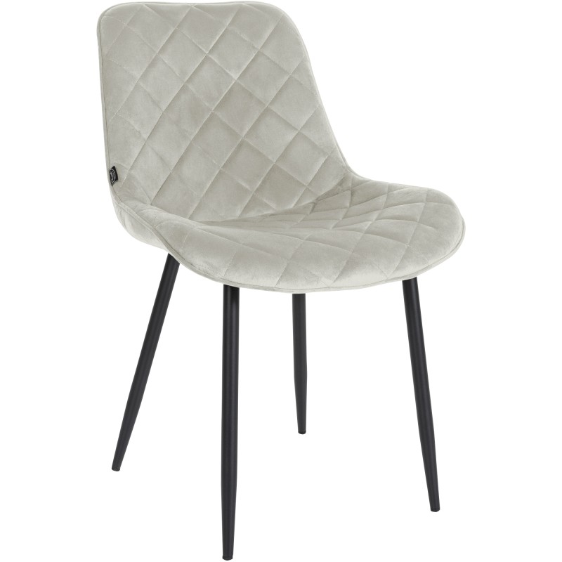 Muelles de silla de terciopelo color crema