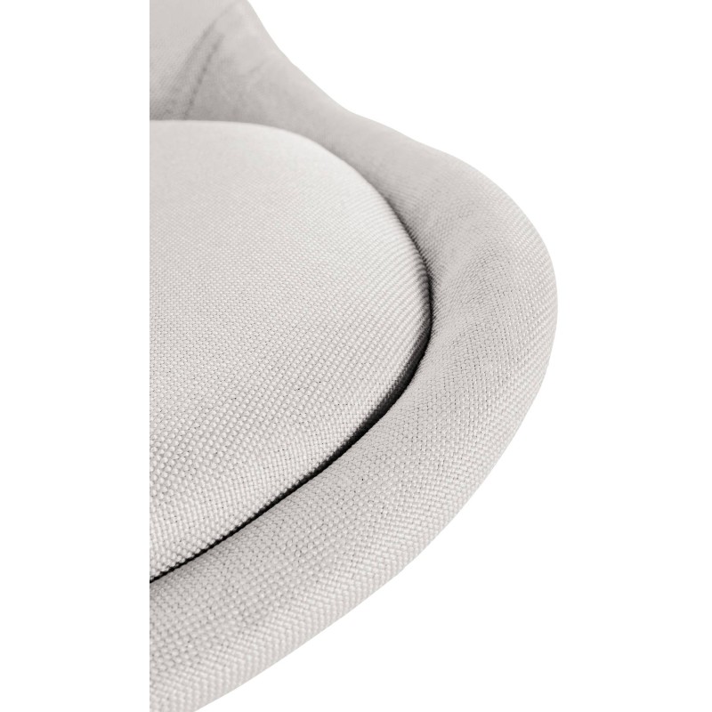 Silla Sofía, tela cuadrada, color crema